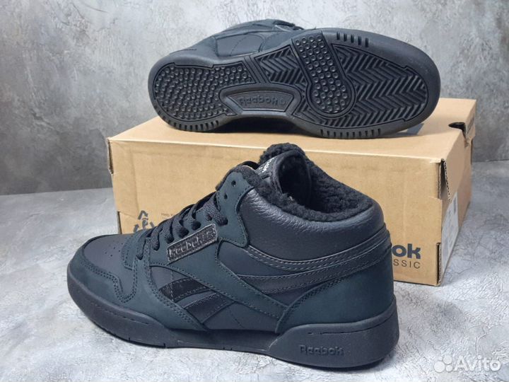 Кроссовки мужские зима кожаные Reebok