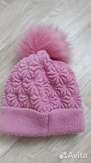 Шапка осень-весна шарфик