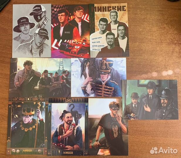 Импровизация открытки, стикеры