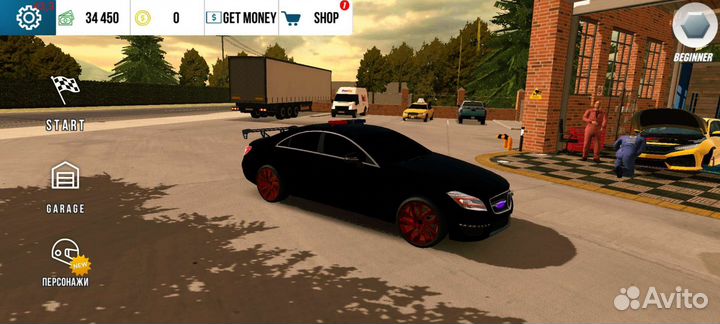 Машина из игры в кар паркинг цлс с мигалками,фсо