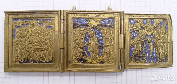 Складень старинный. Праздники