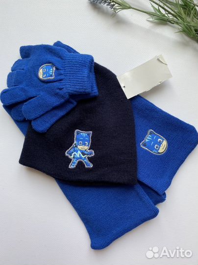 Шапка шарф перчатки рост 110-128 см