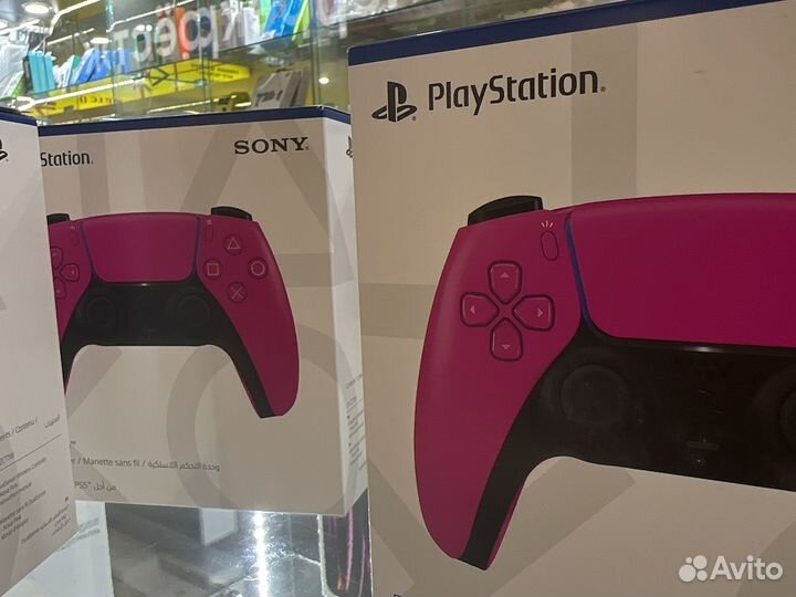 Джойстик dualSense ps5 новый розовый