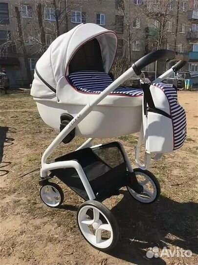Коляска 3 в 1 Эко-кожа