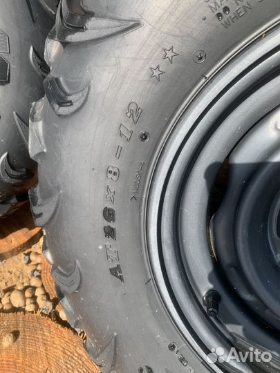 Продам резину с дисками на квадроцикл