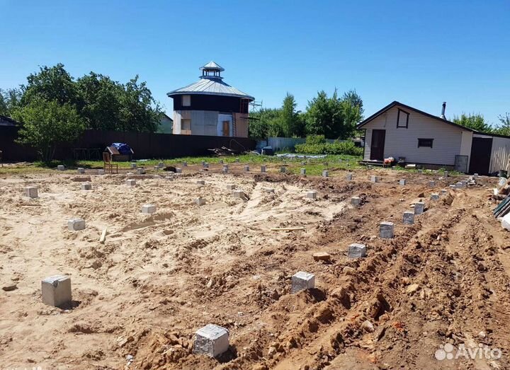 Фундамент на жб сваях под ключ / Жб сваи