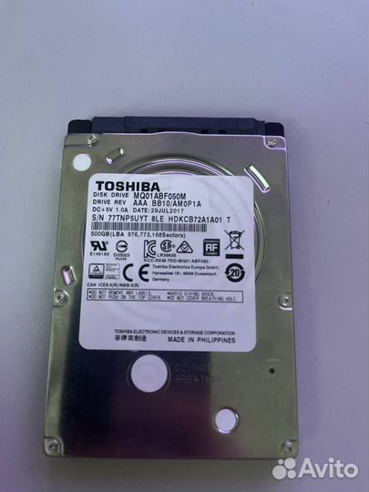 Жесткий диск для ноутбука 500 гб/ Жесткий диск WD