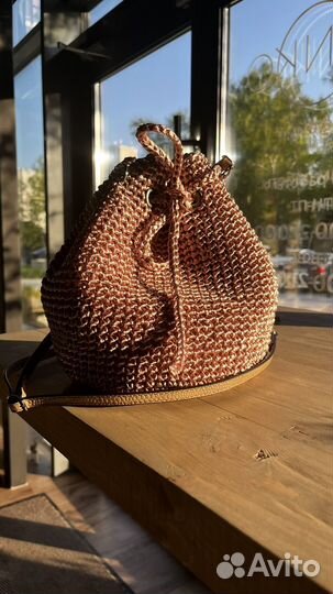 Сумка из рафии