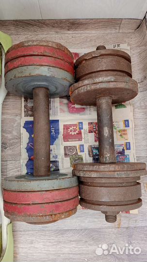 Гантели разборные