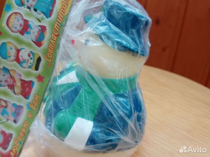 Снеговик с метлой СССР