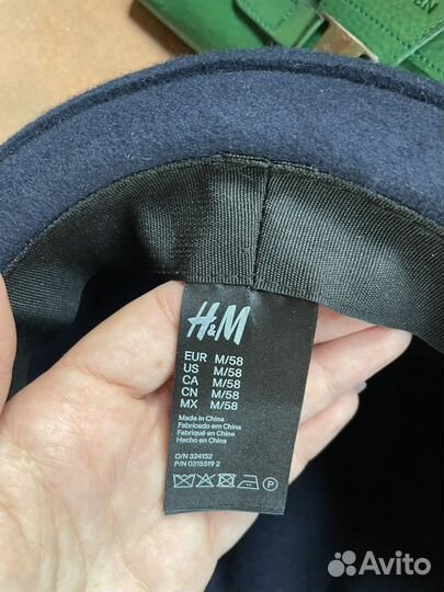 Мужская шляпа h&m