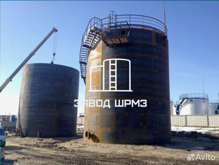 Резервуар вертикальный стальной 700 кубов