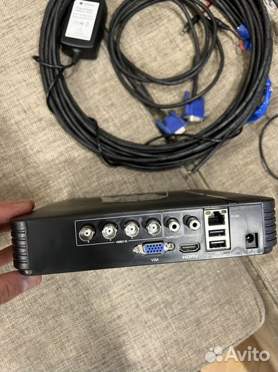 Комплект IP видеонаблюдения 4 камеры 2 мп 1 тб