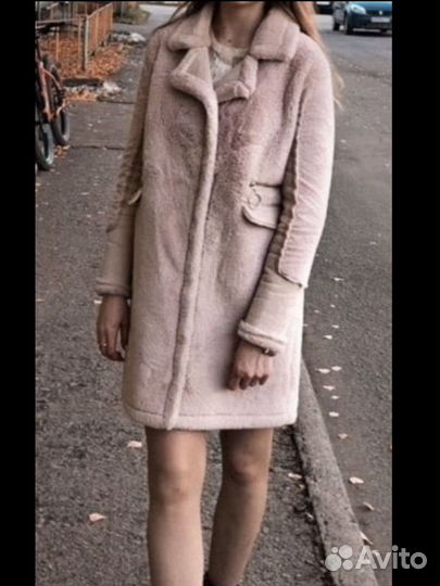 Пальто дубленка