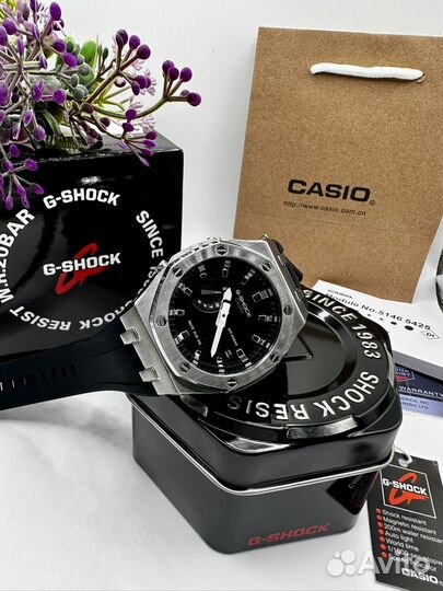 Часы casio g shock ga 2100 custom новинка черные