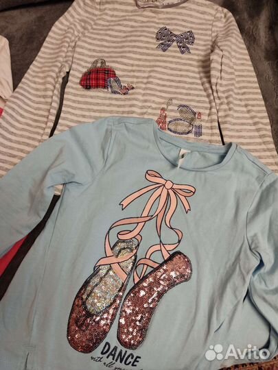 Вещи пакетом для девочки 110-116
