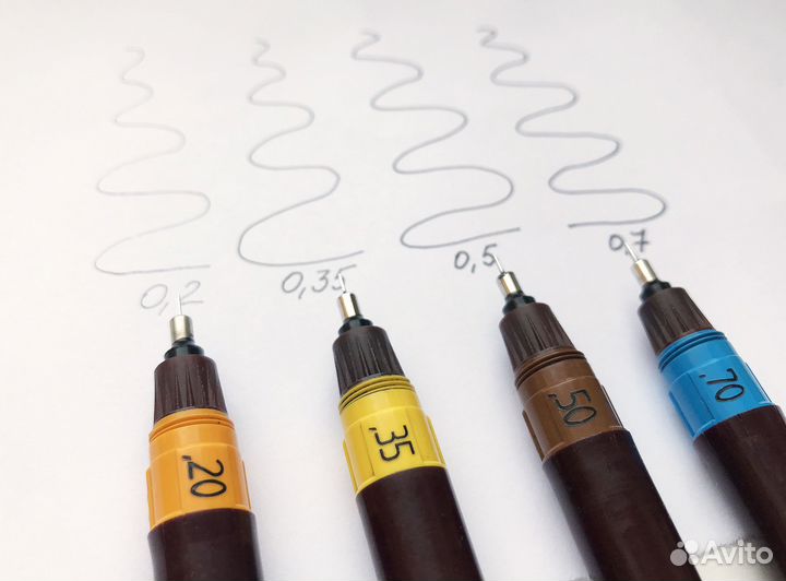 Изограф Rotring 0,2 / 0,35 / 0,5/ 0,7 и Тушь белая