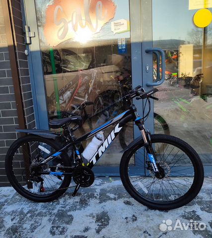 Велосипед горный скоростной новый 24 Подросток