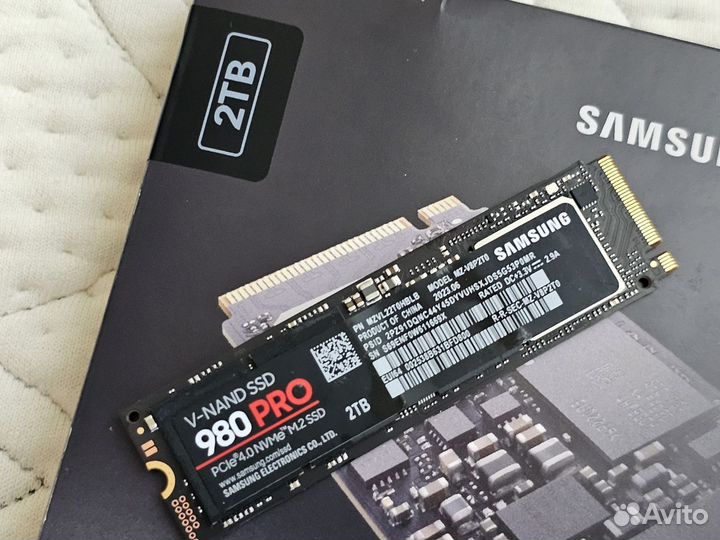 SSD диск Samsung 980 Pro 2TB Оригинал Обмен