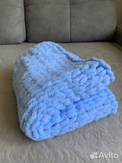 Плед детский вязаный