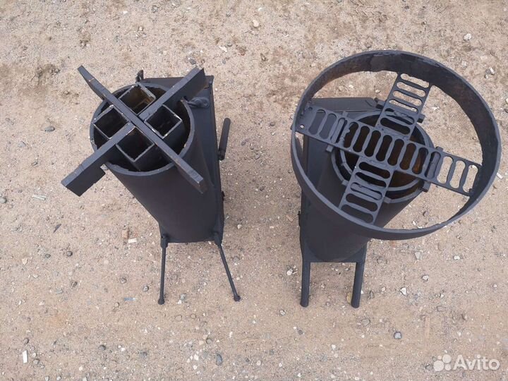 Печь-ракета