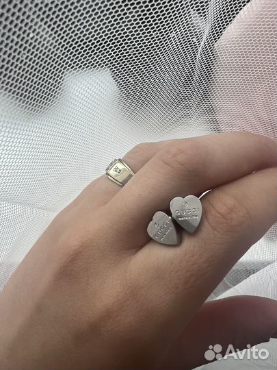 Серьги пусеты gucci оригинал