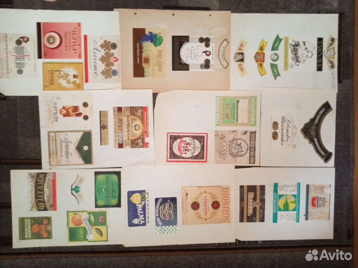 Винные этикетки СССР