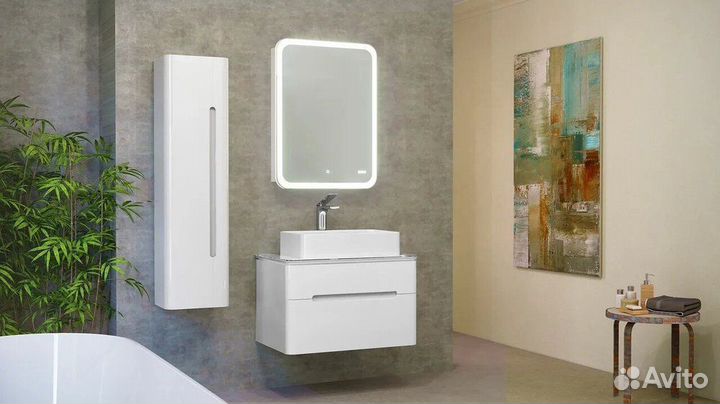Зеркальный шкаф в ванную Альфа