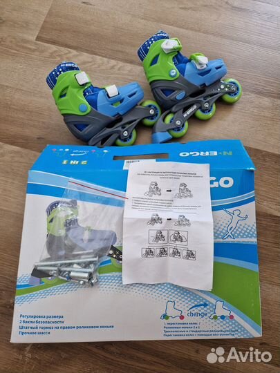 Ролики 2в1 размер 26-29