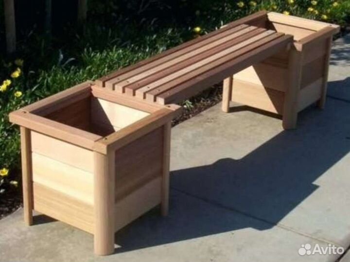 Деревянные кашпо,вазоны для цветов