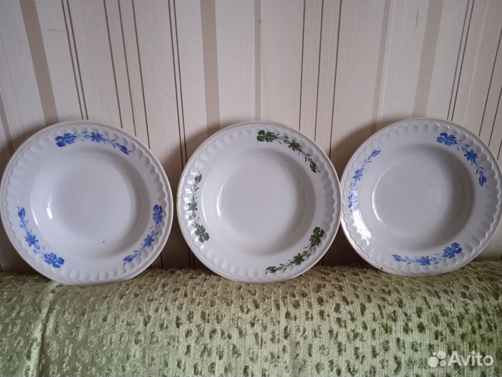 Креманки для мороженого. Тарелки