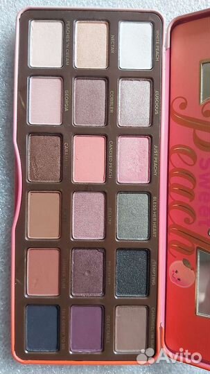 Палетка теней Too faced Sweet peach