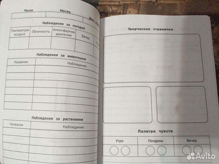 Дневник наблюдений за природой