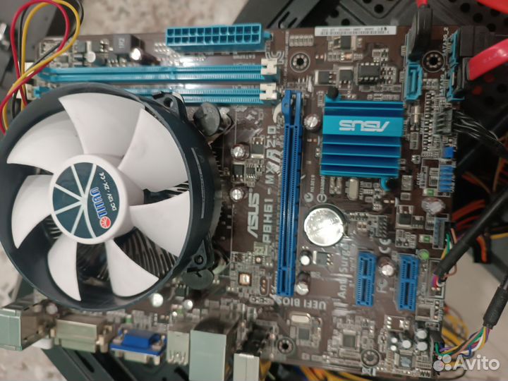 Комплект проц. +мат.плата+оперативка+кулер