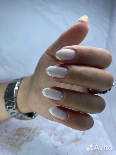 Маникюр с покрытием, наращивание ногтей
