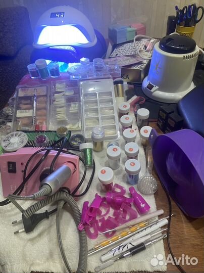 Набор для маникюра и педикюра б/у