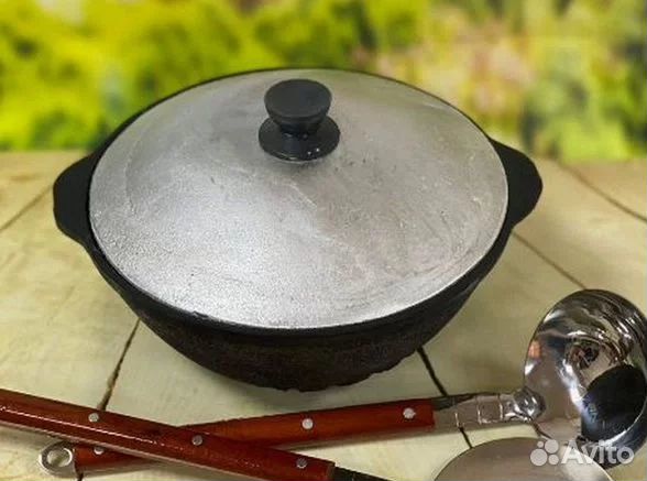 Казан чугунный узбекский