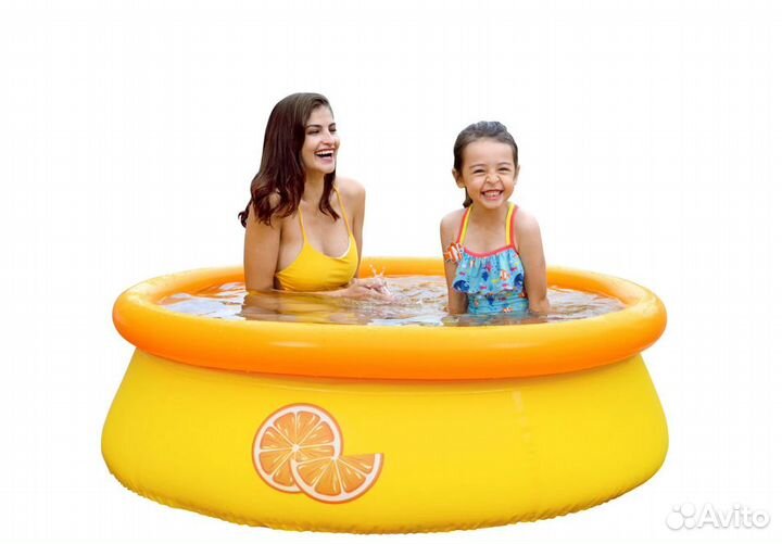 Надувной бассейн (SunClub Orange 3D (17789) бу