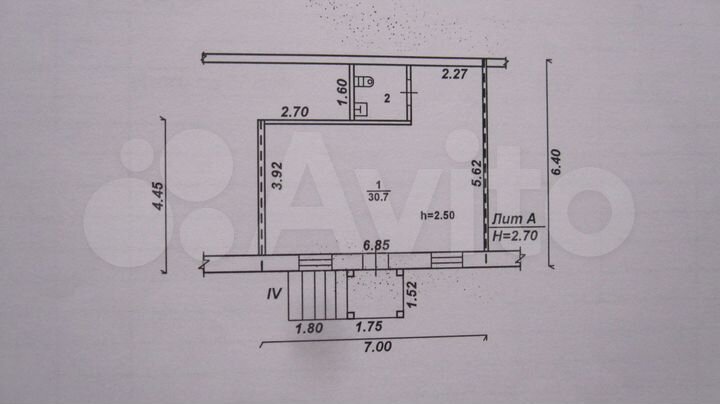 Свободного назначения, 34 м²