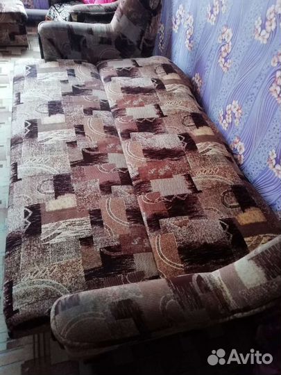 Комплект (Диван, 2 кресла, 2 пуфика)