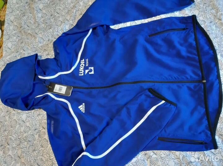 Лыж.кофта adidas Сб.России муж разм М50-52 L54-56