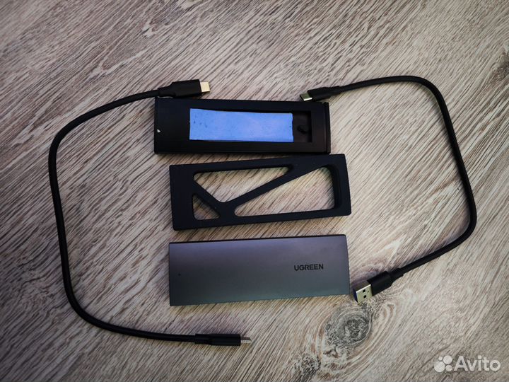 Внешний бокс для SSD М2 nVme ugreen