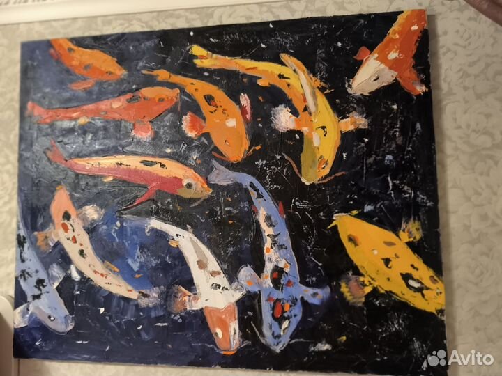 Картина маслом на холсте большая