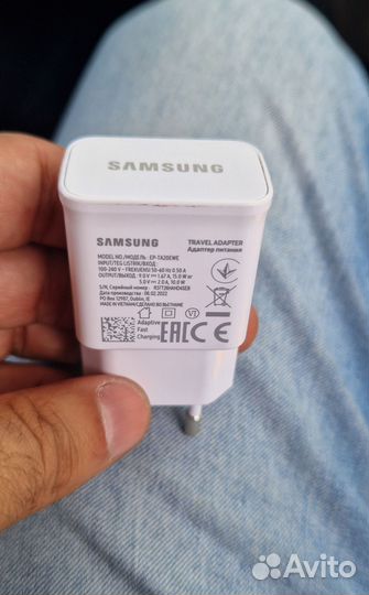 Быстрая зарядка Samsung 15w оригинал