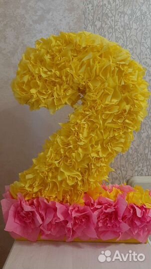 Цифра 2 на день рождения