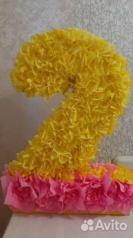 Цифра 2 на день рождения