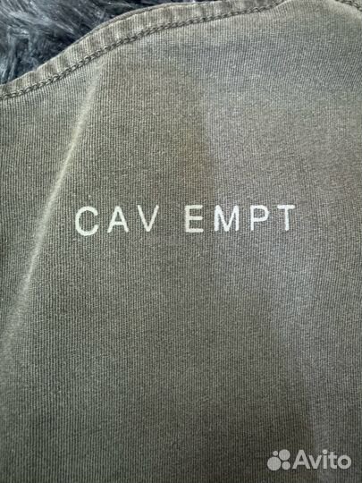 Футболка Cavempt серая погружная оверсайз