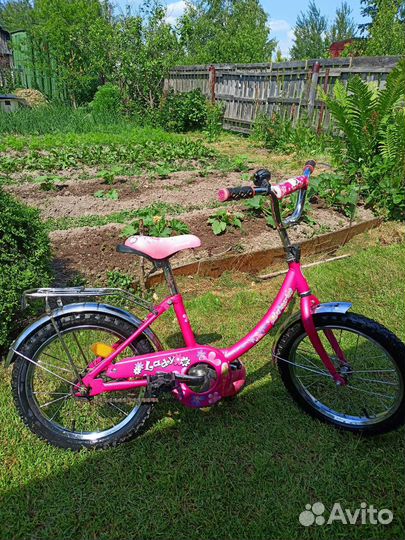 Детский велосипед для девочки 16