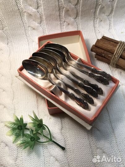 Ложка СССР кофейно-чайная мельхиор