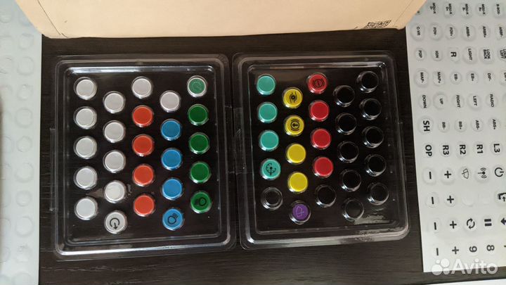 Fanatec Button Caps and Sticker Set